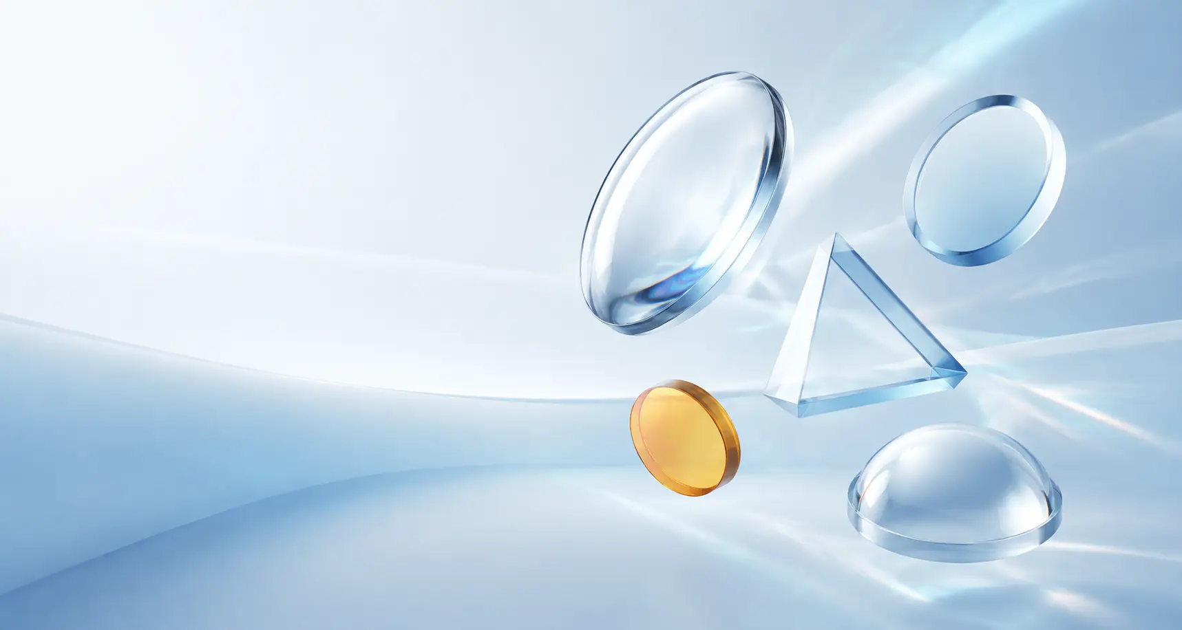 Precision lenses, prism, optical window and dome